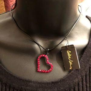 Heart necklace.